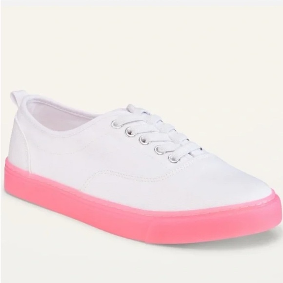 Old Navy Other - Twill Lace-Up Sneakers for Girls